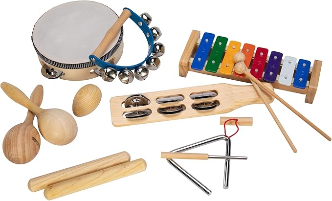 Fat Brain Toys Beethoven's Band Musical Set - Beginner Instruments for Ages 3+