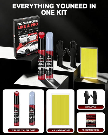 Red Hot G7C/WA130X for Chevy Touch Up Paint Kit[2K Clear Coat Included],Exact Color Match Touch Up Paint for Chip and Scratch Repair