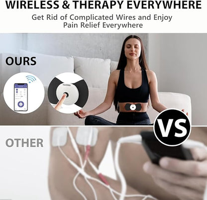 Wireless TENS & EMS Unit Back Pain Relief Massager