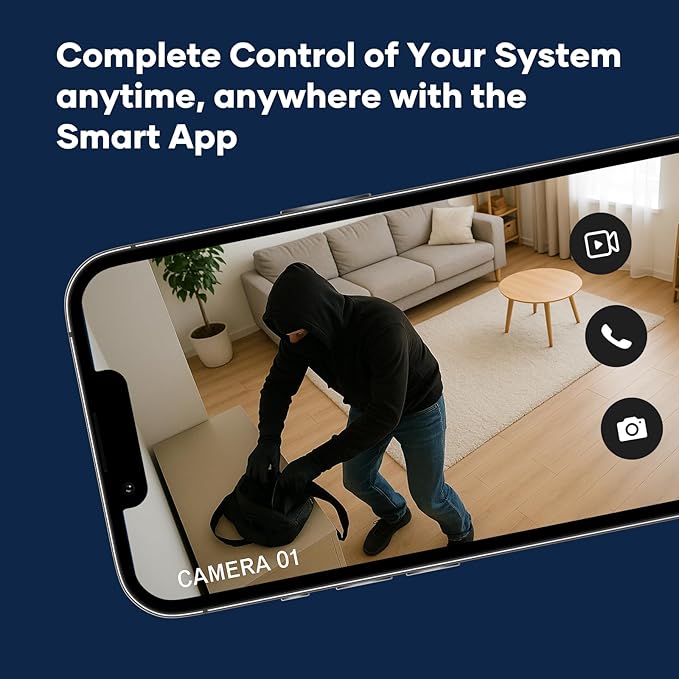 tolviviov Alarm System for Home Security, DIY Door Alarm Security Systems