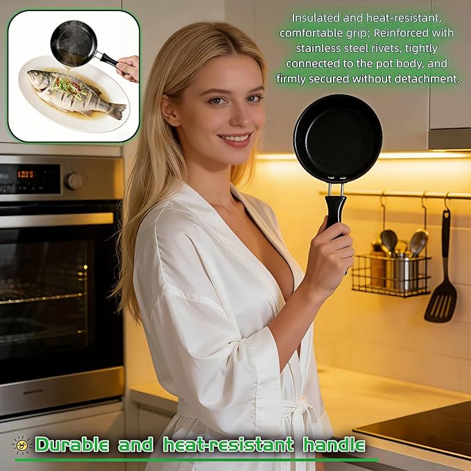 4.7 Inch Mini Skillet, Non-Stick Egg Pan
