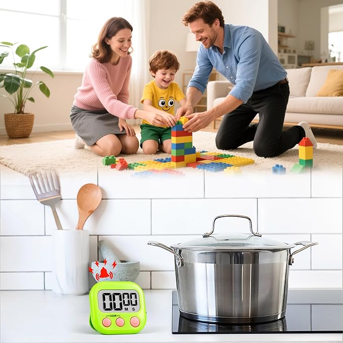 Timer for Kids Teachers Supplies Digital Kitchen Timers for Cooking Large