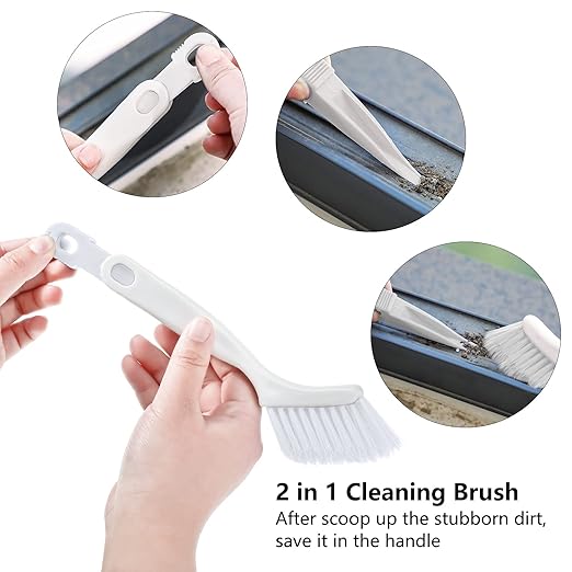 Patelai 4 Pieces Cleaning Brush Sets Small Scrub Brush Household Use