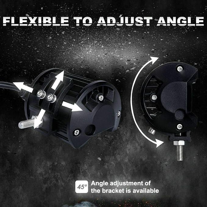 20Pcs Cube Triple Row Lights, Turboo Led Pod Lights 4 Inch 60W 12000LM Spot Flood Combo Light for Vehicle Accessories ATV UTV SUV Boat Pickup Lights