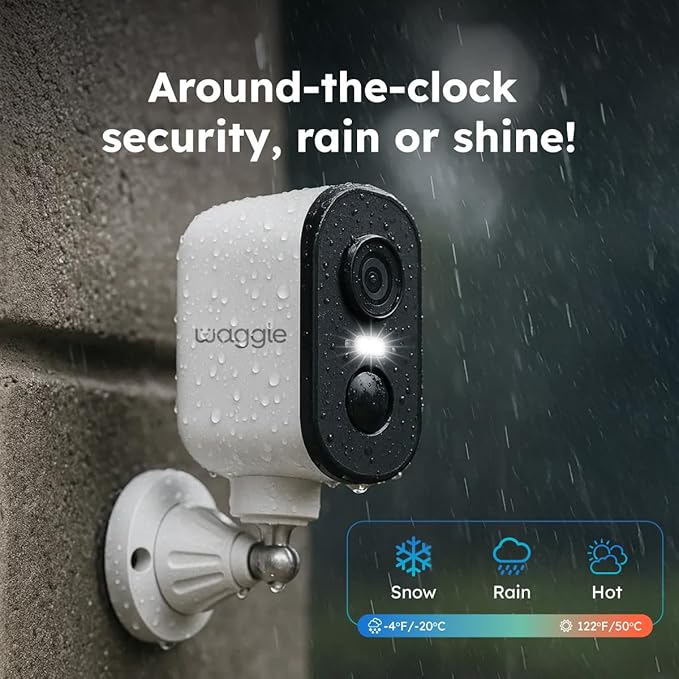 Waggle RV/Pet Temperature Monitor Lite + 4G Mini Camera Bundle