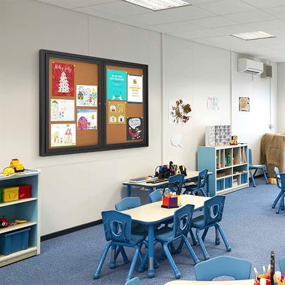 Enclosed Bulletin Board Outdoor Noticeboard