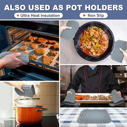 Walfos Silicone Trivets for Hot Pots and Pans