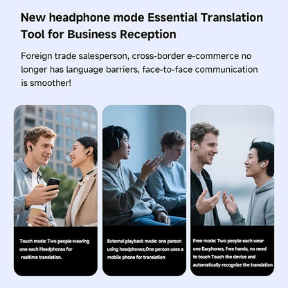 Wisoqu AI Language Translator Device, Real Time 140+ Languages Text Voice Photo