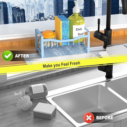 Maifan Stainless Steel Kitchen Sink Caddy Organizer