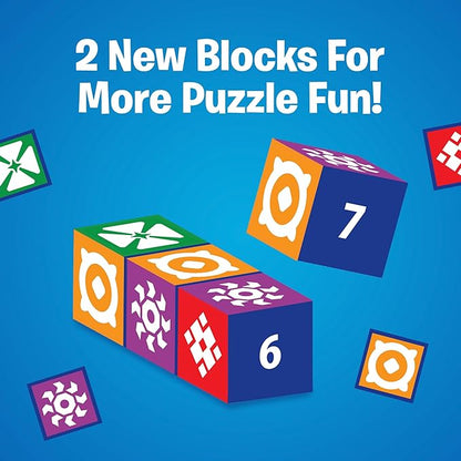 Uzzle 3.0 & Expansion Bundle - Includes New Level 5 Challenges - Fun for Family Game Nights - Skill Development & Gift Set – Bundle of Fun Board Games for Adults & Children - Ages 4+