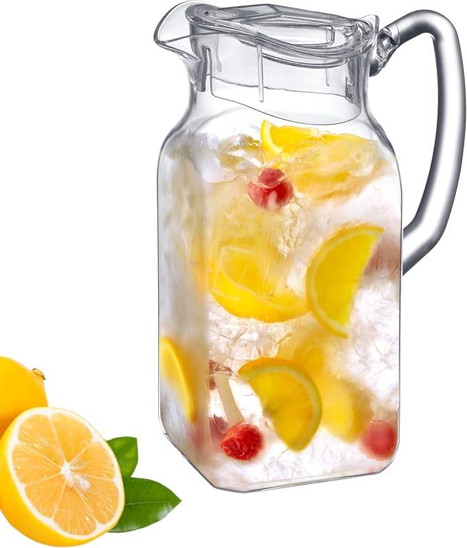 Amazing Abby - Quadly - Plastic Pitcher, Fridge Jug, Shatter-Proof, and More