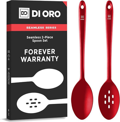 DIORO Silicone Mixing & Serving Spoons