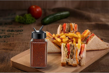 24 Pack 4oz Clear Plastic Spice Jars