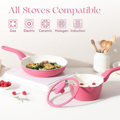PRICUSIS Nonstick Ceramic Frying Pan