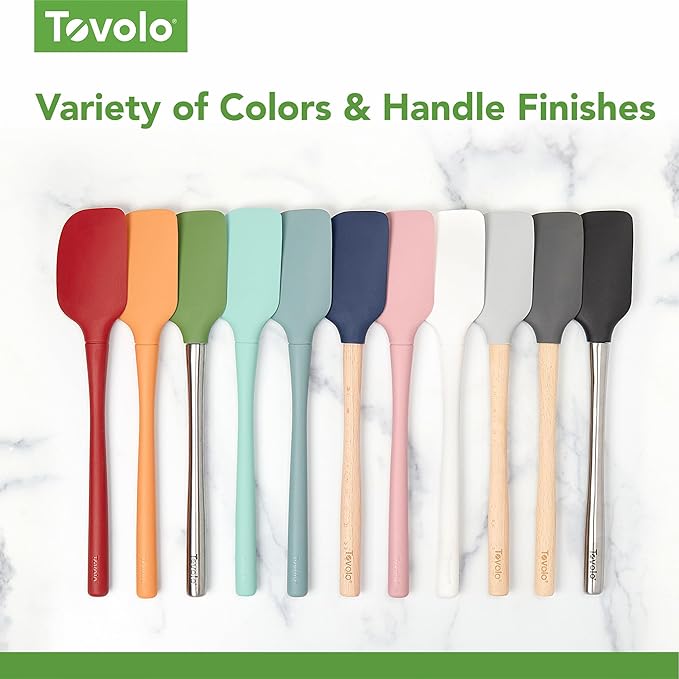 Tovolo Flex Core 5 Piece Silicone Spatula Set Heat Resistant All Silicone