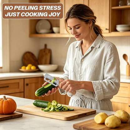 Multi-Functional Vegetable Peeler – Comfortable Wooden Handle