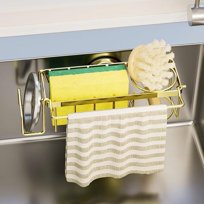 TAILI 4-in-1 Sponge Holder for Kitchen Sink