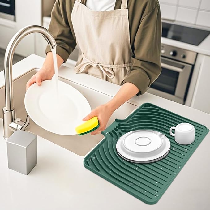 Dish Drying Mat for Kitchen Counter,