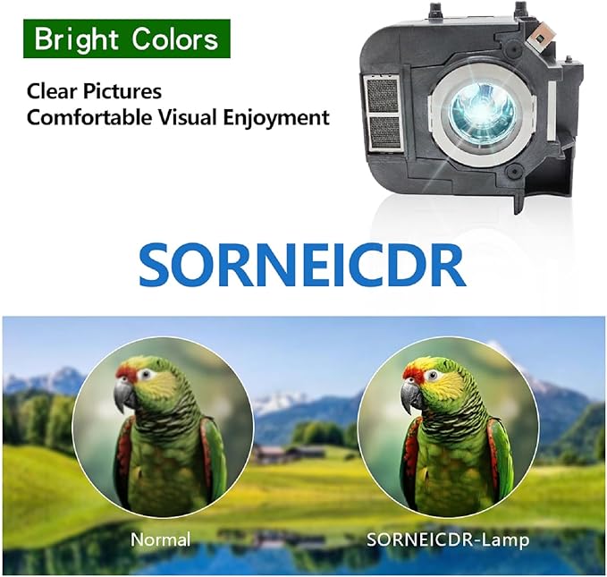 SORNEICDR ELP LP50 Replacement Projector Lamp Bulb Compatible