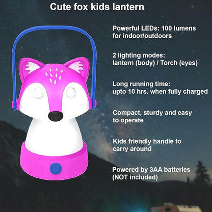 Kids Camping Essentials ??LED Kids Lantern and Rechargeable Kids Headlamp Set | Multiple Purposes Kids Nightlight/Flashlight Toys ?“Holiday, Halloween N Birthday Gifts for Toddlers and Kids (Pink)