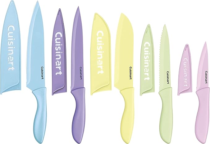 Cuisinart C55-10PCPL Ceramic Coated Knife Set