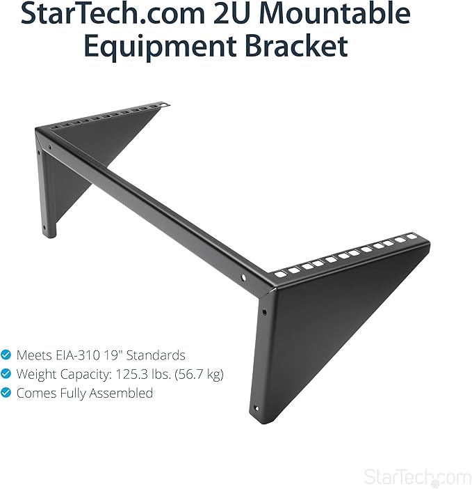 StarTech.com 4U Wall Mount Patch Panel Bracket