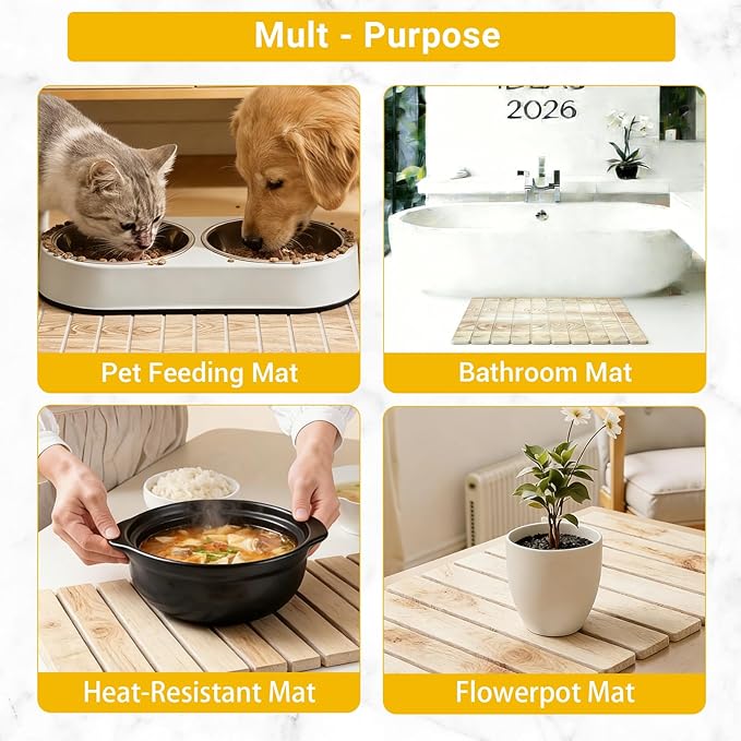 Dish Drying Mats, Large 24x16 Inch Diatomaceous Earth Drying Mat /