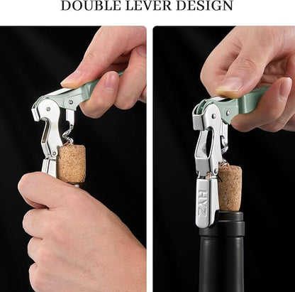 HYZ 2-Pack Wine Opener Waiter Corkscrew, Professional Wine Key
