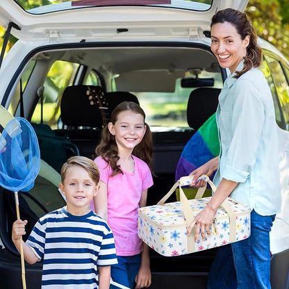 Corduroy Casserole Carrier, Insulated Lasagna Lugger