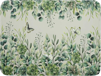Giwawa Spring Summer Leaf Dish Drying Mat