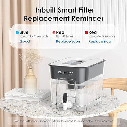 Waterdrop 40-Cup Large Water Filter Dispenser