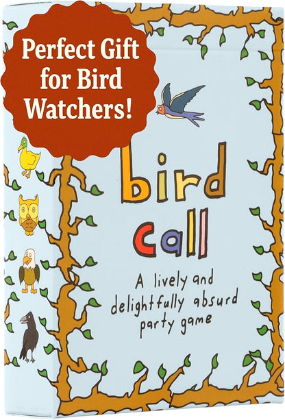 Bird Call - A Lively and Delightfully Absurd 5-Minute Party Game - High Energy Game - Bird Gifts - Bird Watching Gifts - Gifts for Bird Lovers - 3-8 Players and Ages 7+