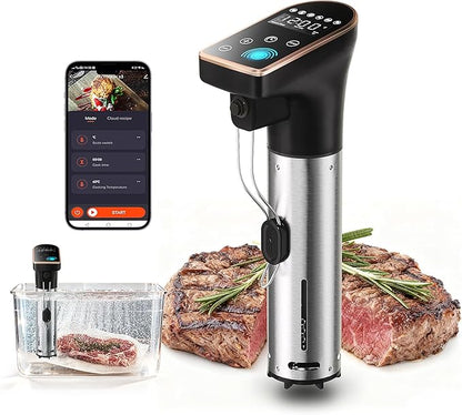1300W Sous Vide Precision Cooker Machines, IPX7 Full Waterproof Immersion