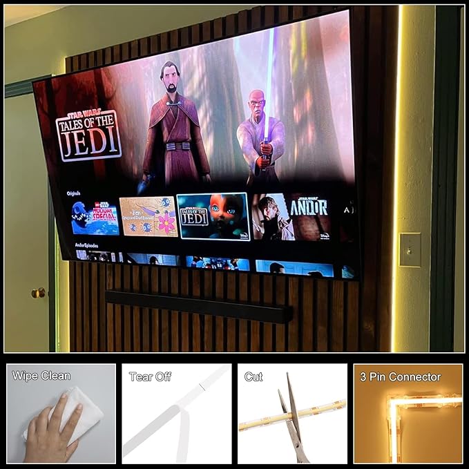 20ft COB LED Strip Lights