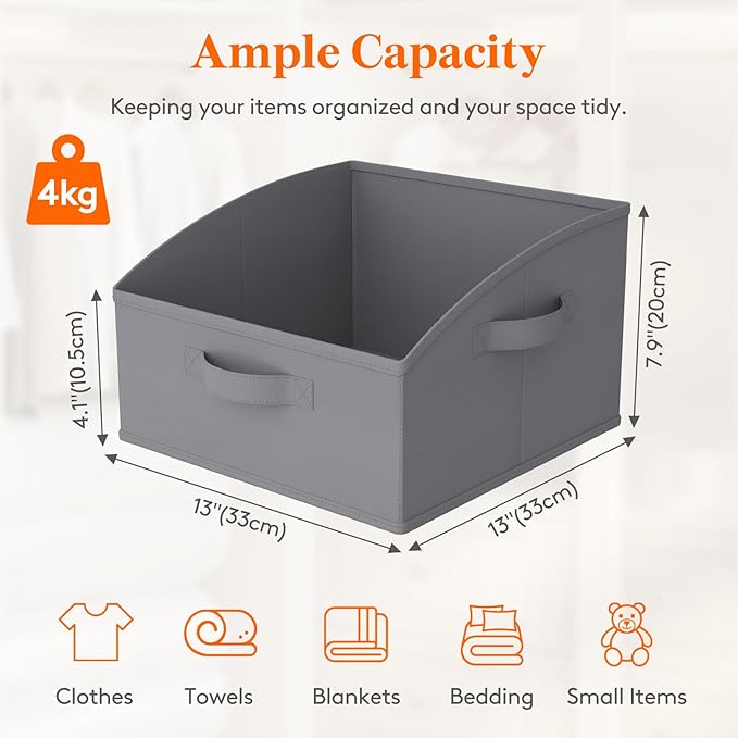 Lifewit Trapezoid Closet Storage Bins