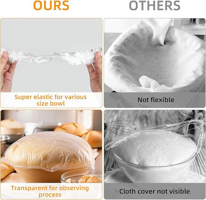 100 Plastic Large Bowl Covers