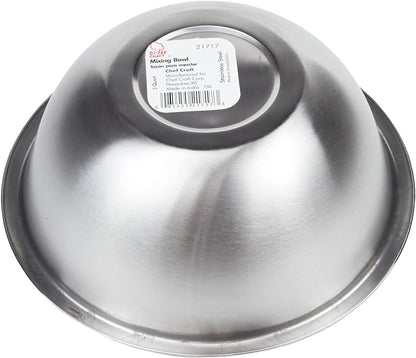 Chef Craft Brushed Mixing Bowl, Stainless Steel