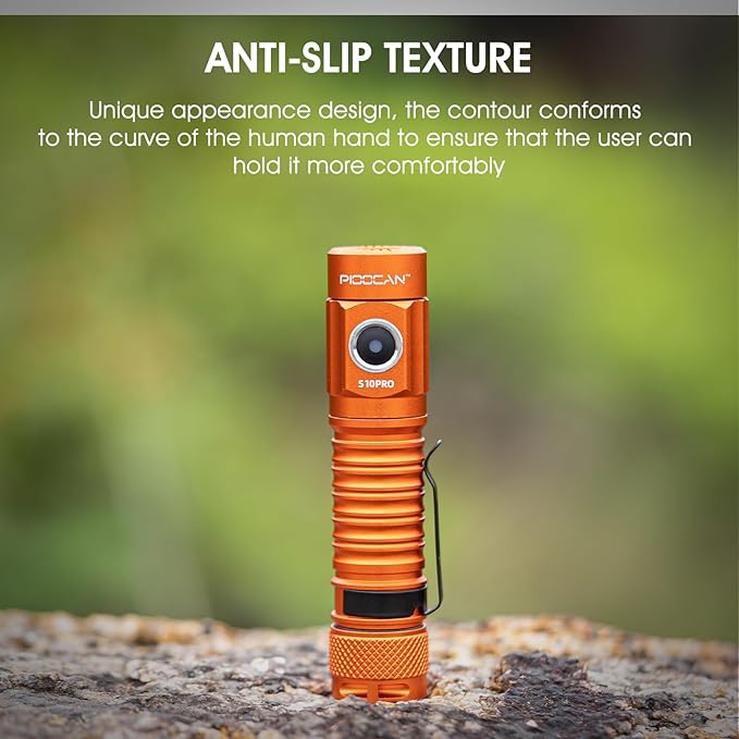 S10Pro LED Flashlight Rechargeable,Bright Flashlight 2500 Lumen,Tactical EDC Flashlight Magnetic Base,Mini Size Waterproof Flash Lights for Outdoor,Home,Gifts,Collections,Tools