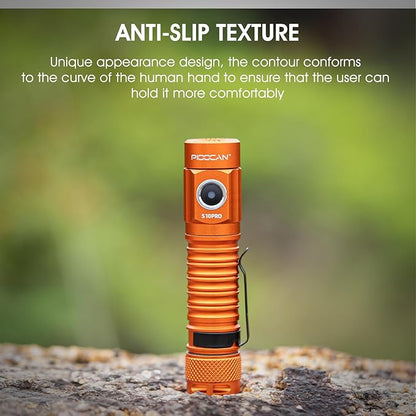 S10Pro LED Flashlight Rechargeable,Bright Flashlight 2500 Lumen,Tactical EDC Flashlight Magnetic Base,Mini Size Waterproof Flash Lights for Outdoor,Home,Gifts,Collections,Tools