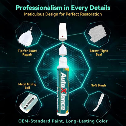 Thunderstorm Gray(GNO/WA633D) Touch Up Paint Compatible with GMC Car Paint Pen Scratch Repair Automotive Scratch Remover Fix Exact Color Match