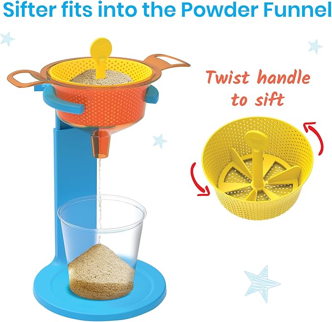 hand2mind Starter Science Funnels, Science Lab Equipment, Sand Sifter, Water