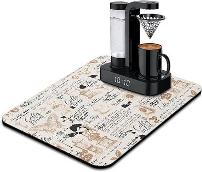 Absorbent Coffee Bar Mat