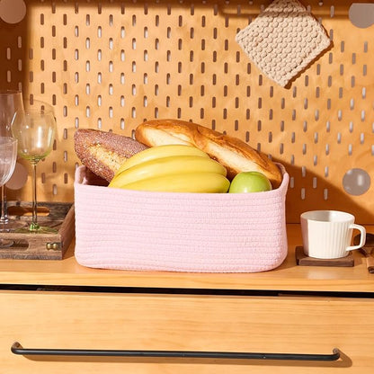 MiniArk Small Storage Baskets for Organizing | Closet Organizer Bins | Shelf