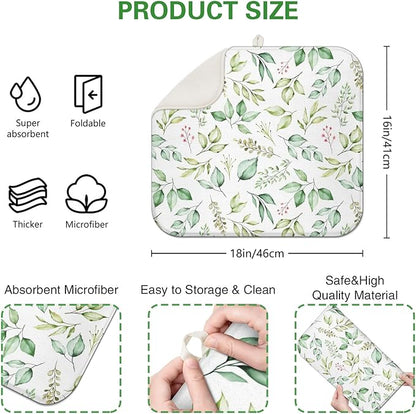 Dish Drying Mat Drainer Pads