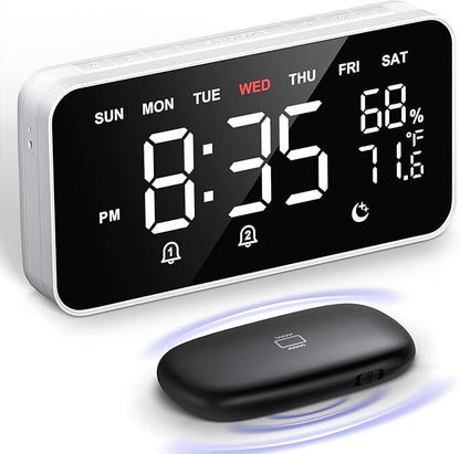 Dekala Bed Shaker Loud Alarm Clock