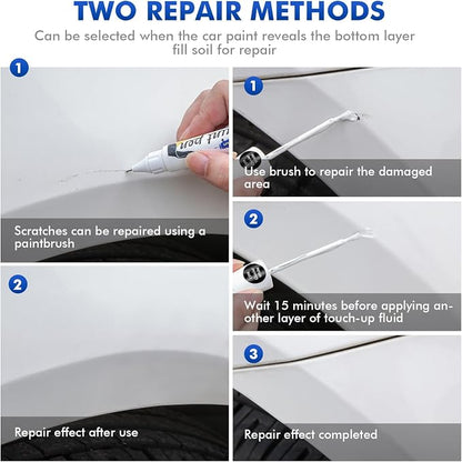 LZ7S Daytona Gray Touch Up Paint Compatible with Audi, DIY Car Paint Scratch Repair, Quick & Easy Fix Automotive Scratch Repair for Q3/Q5/Q7/Q8/A4/A5/A6/A7/A8/E-Tron/R8/TT
