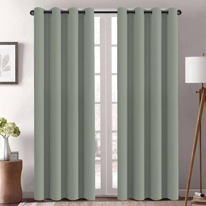 H.VERSAILTEX Thermal Insulated Blackout Window Panels Microfiber