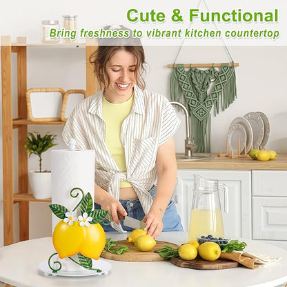 Lemon Paper Towel Roll Holder Countertop