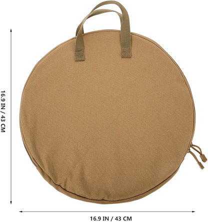 Garneck Outdoor Cast Iron Skillet Storage Bag Portable Frying Pan Pouch for Camp Cooking Convenient Outdoor Cookware Storage and Versatile Carrying Case