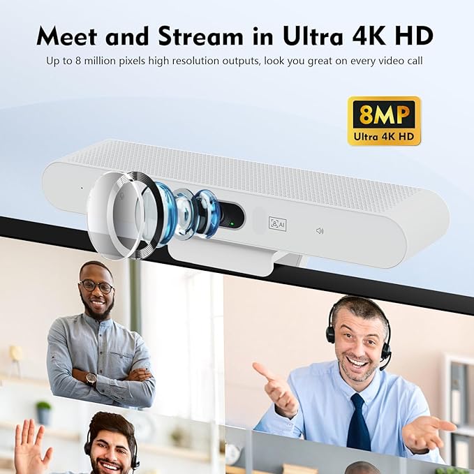TOALLIN 4K Conference Room Webcam